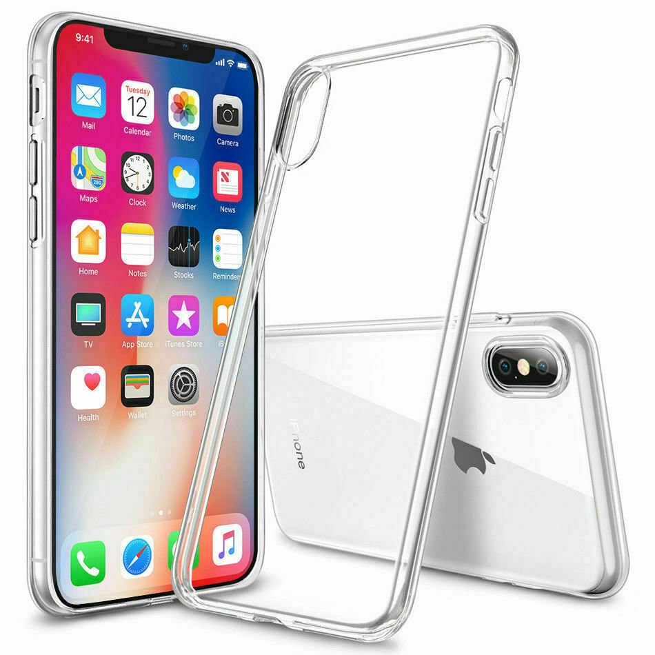  JNSupplier Ultra Thin 360°Full Cover Protect Clear Soft Gel  Silicone TPU Case for iPhone X XS Max XR (iPhone Xs Max) : Cell Phones &  Accessories